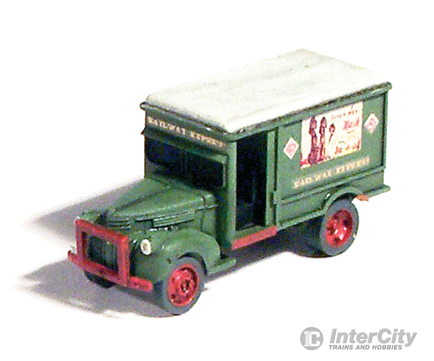 Ghq N 56016 American Truck - (Unpainted Metal Kit) -- 1950S Railway Express Agency Van Cars & Trucks