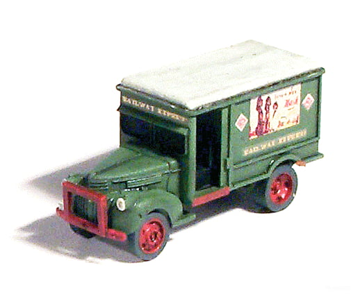 Ghq N 56016 American Truck - (Unpainted Metal Kit) -- 1950S Railway Express Agency Van Cars & Trucks