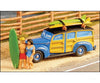 Ghq N 57018 Woody Station Wagon W/Surfboards & Surfers - Kit -- Unpainted Cars Trucks