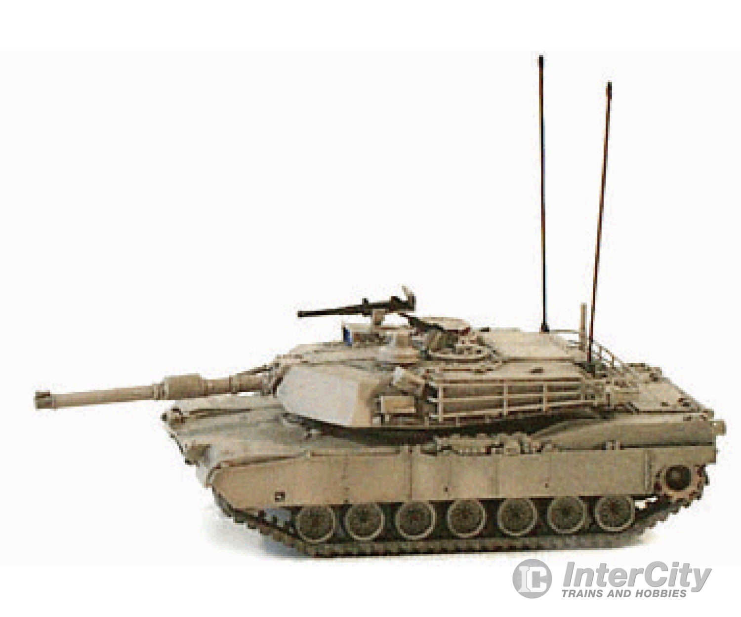 Ghq N 58003 Military Us & Allies (Modern) Heavy Tanks (Unpainted Metal Kit) -- M1A2 Abrams Main