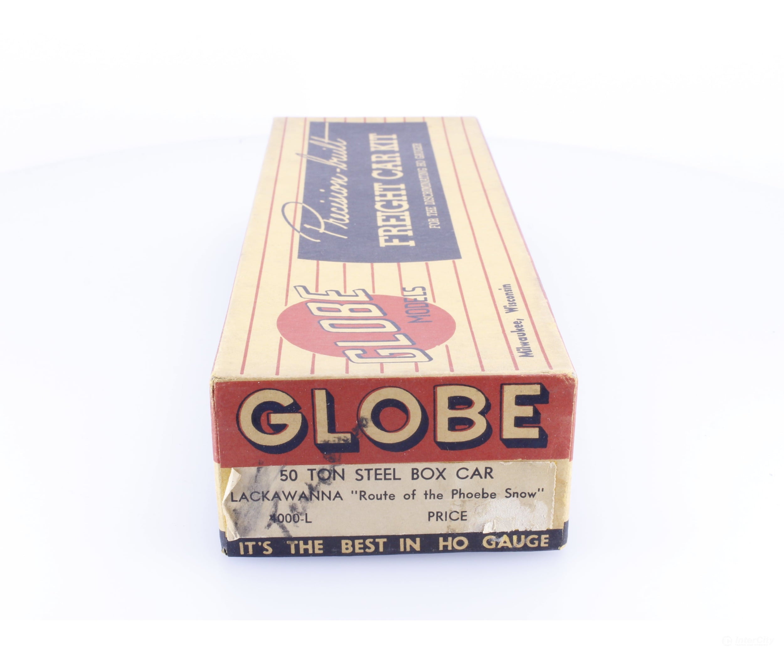 Globe/Hobbytown Drive 4000-L HO 50 Ton Steel Box Car Kit Delaware Lackawanna & Western (DL&W) 51401 - Freight Cars