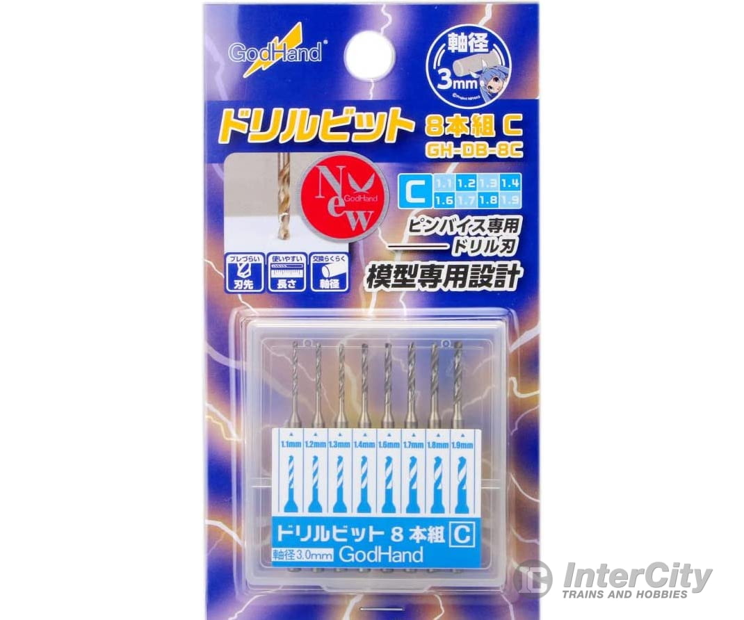 GodHand GH-DBQ-8C Quick Attachable Drill Bit Set C Tools