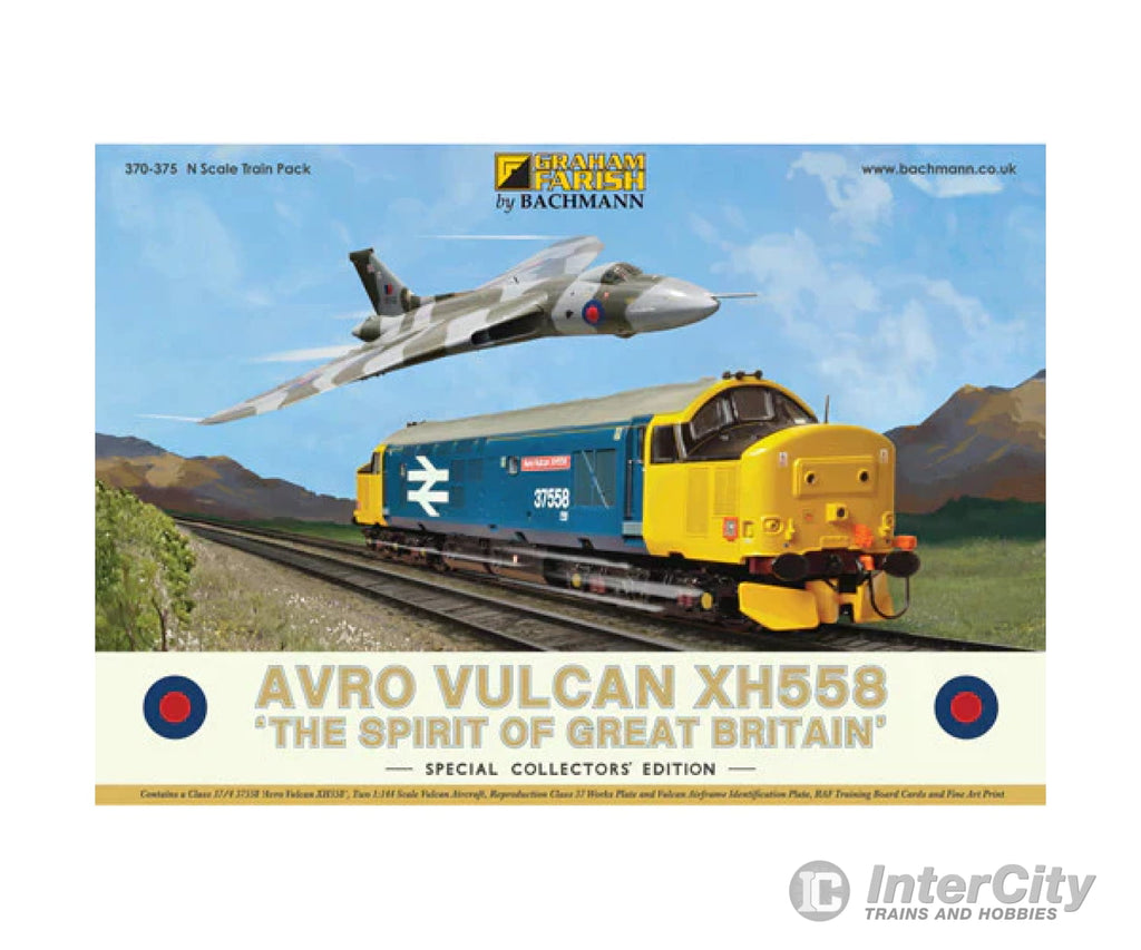 Graham Farish Ho 370-375 (Bachmann) British N Avro Vulcan Xh558 Collectors Pack Locomotives