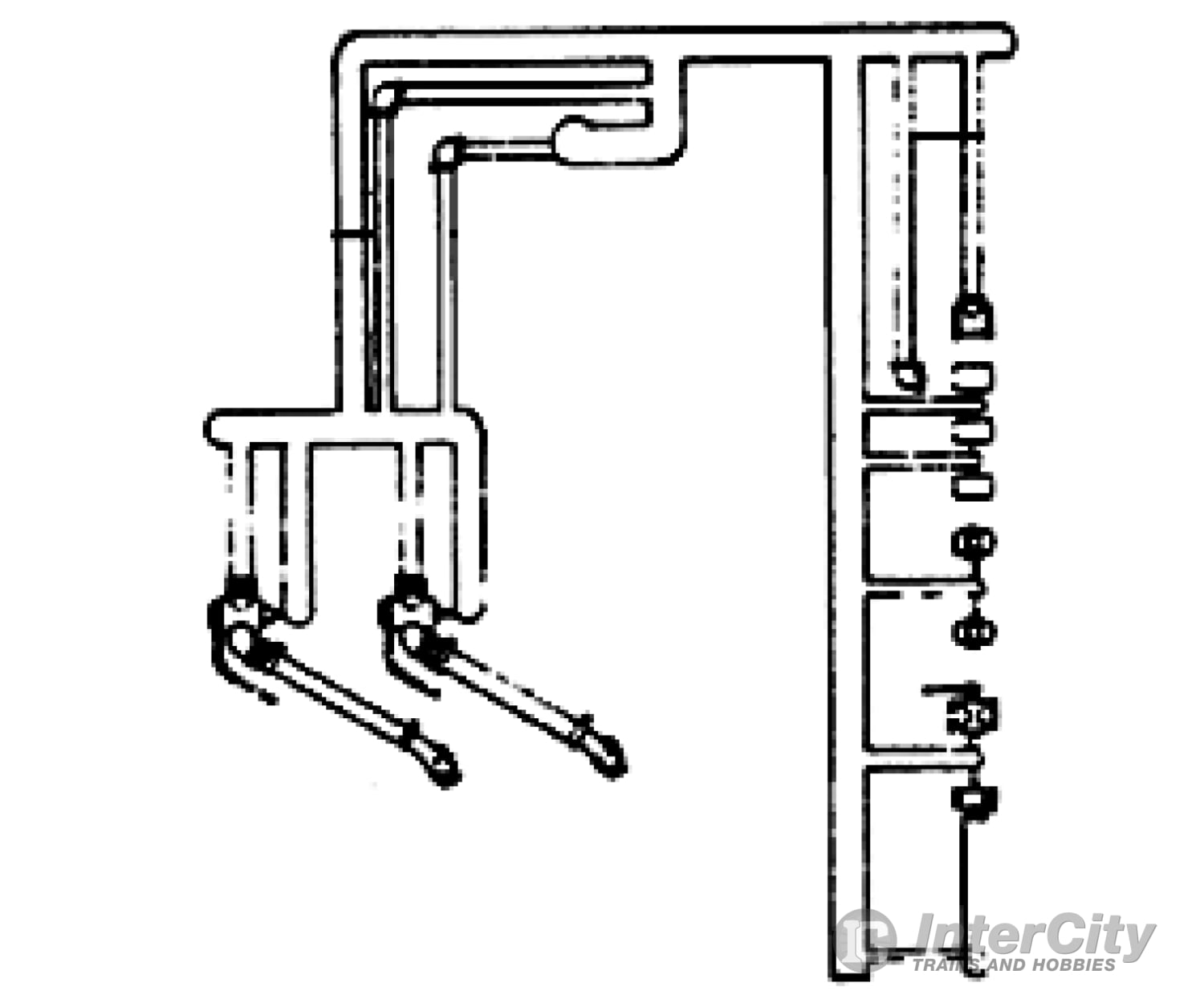 Grandt Line Products 112 Pipe Fitting & Air Hoses Sets Pkg(2) Detaling Parts