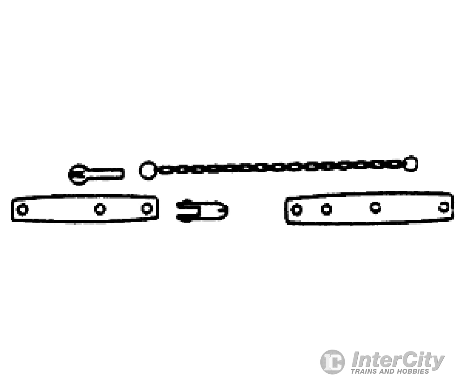 Grandt Line Products 114 Clevis Chain & Brake Lever Set Detaling Parts