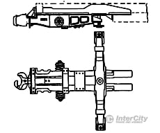 Grandt Line Products 120 Economy Draft Gear & Bolster Set -- Rio Grande Hi-Side Gondola Detaling