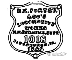 Grandt Line Products 123 Builders Plates -- 1890 Porter Detaling Parts