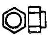 Grandt Line Products 127 Hex Nut & Bolt Without Washer Pkg(100) -- Scale 1-1/2’ Detaling Parts