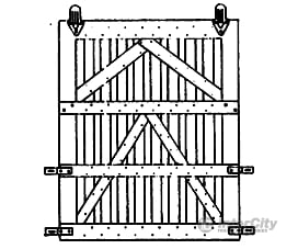 Grandt Line Products 13 Stock Car Doors -- Rio Grande Detaling Parts