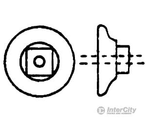 Grandt Line Products 139 1-1/2’ Nut W/4’ Cast Iron Washer -- Cored For.020’ Wire Detaling Parts