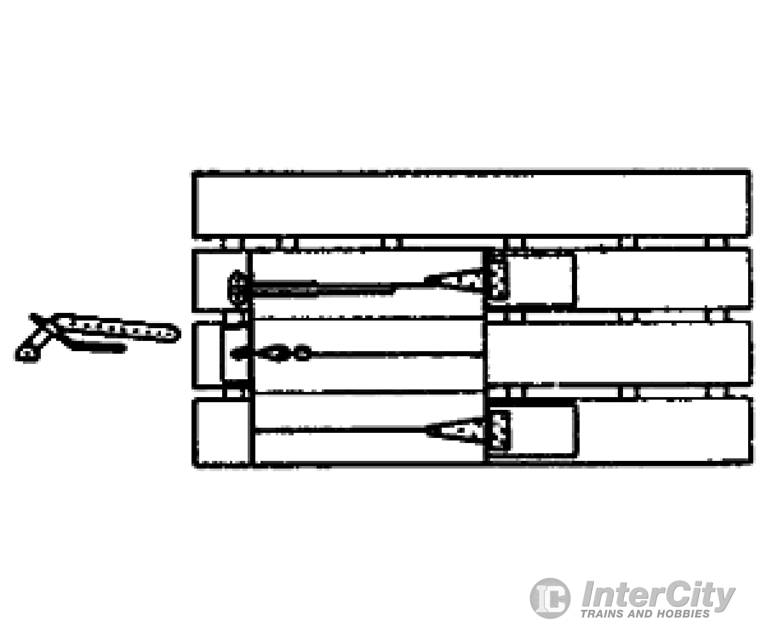 Grandt Line Products 14 Ice Hatch Platform Set -- Rio Grande Detaling Parts