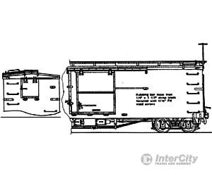Grandt Line Products 140 Box Car Door Set -- Rio Grande 3000 Series Narow Gauge Double-Sheathed
