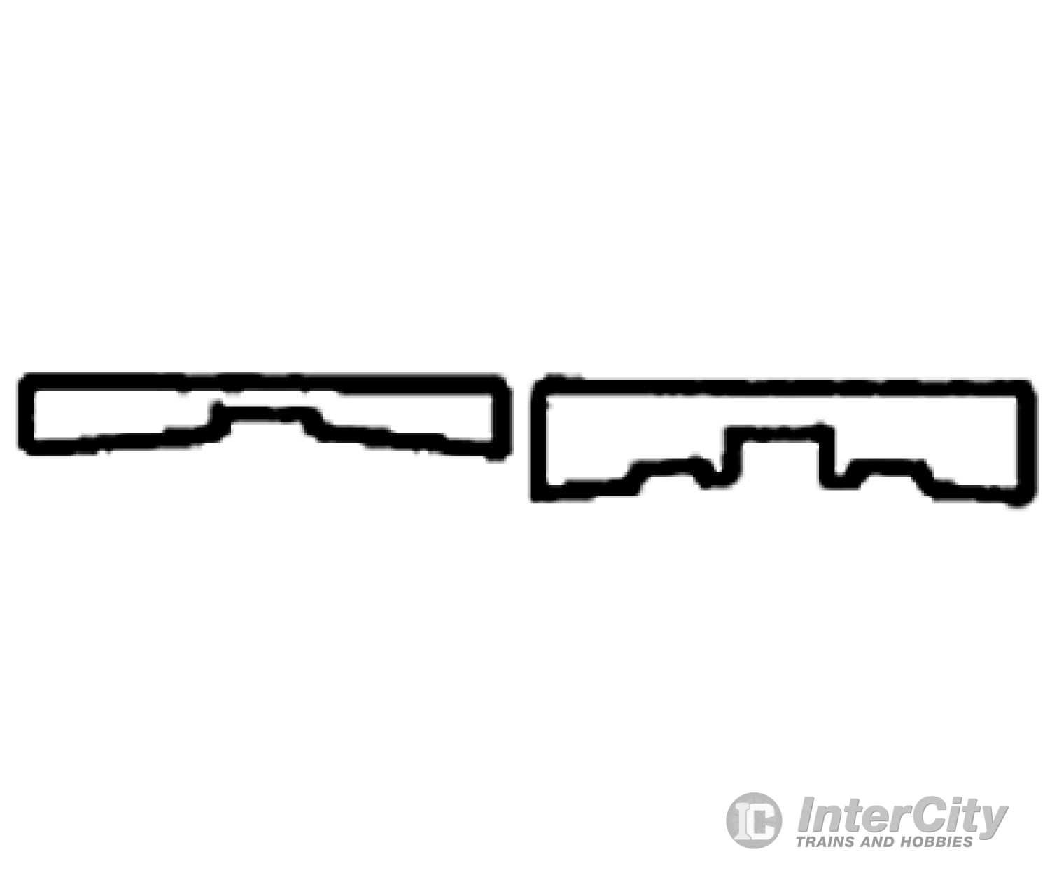 Grandt Line Products 144 Roofwalk Supports Pkg(21) -- For Narrow Gauge Cars W/Murphy Roofs Detaling