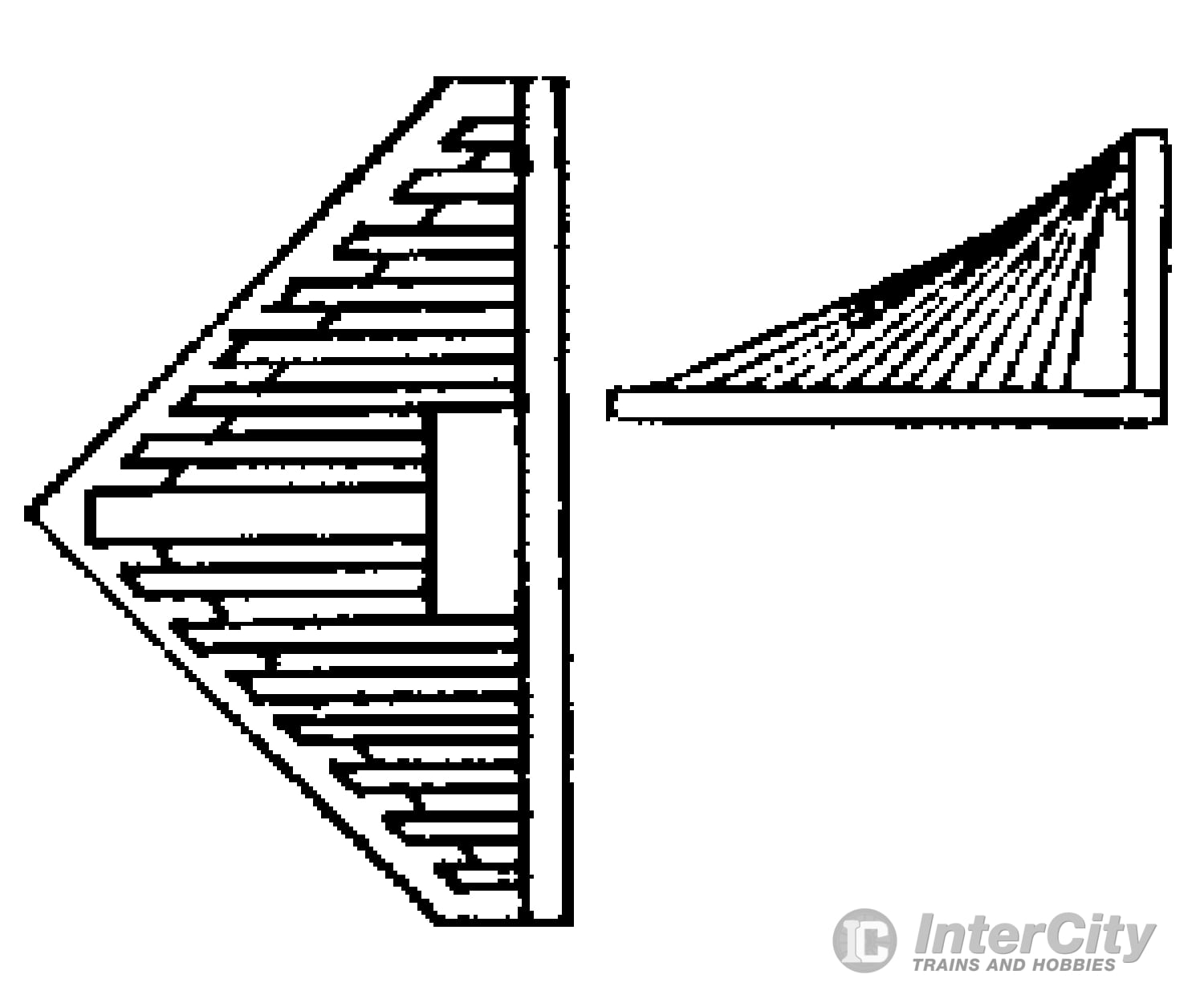 Grandt Line Products 159 Pilot (Cowcatcher) -- Porter Or Small Locomotive Detaling Parts