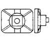 Grandt Line Products 18 Nut On Rectangular Washer Pkg(20) -- 2-1/2’ 6.4Cm Detaling Parts