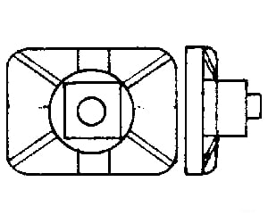 Grandt Line Products 18 Nut On Rectangular Washer Pkg(20) -- 2-1/2’ 6.4Cm Detaling Parts