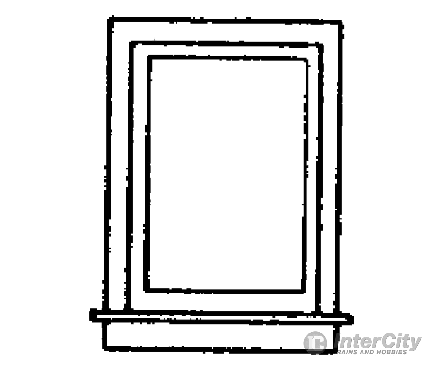 Grandt Line Products 21 Caboose Side Windows -- Rio Grande Detaling Parts