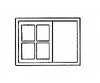 Grandt Line Products 26 Window 8-Pane -- Sliding Outfit Car Detaling Parts