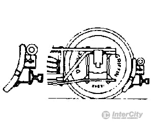 Grandt Line Products 29 Brake Shoes & Beam Set -- Rio Grande Detaling Parts