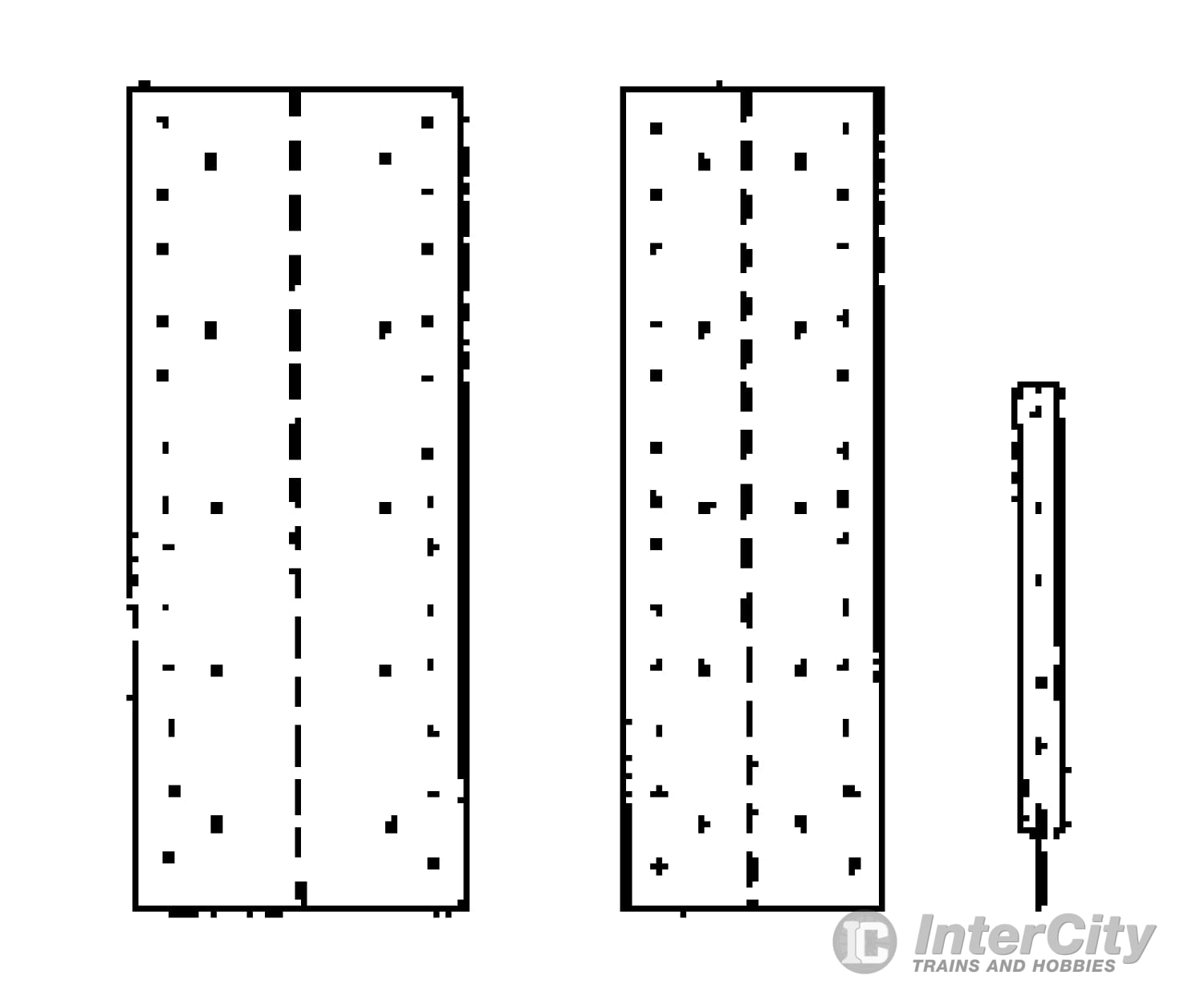 Grandt Line Products 3 Hi-Side Gondola Set -- Rio Grande Detaling Parts