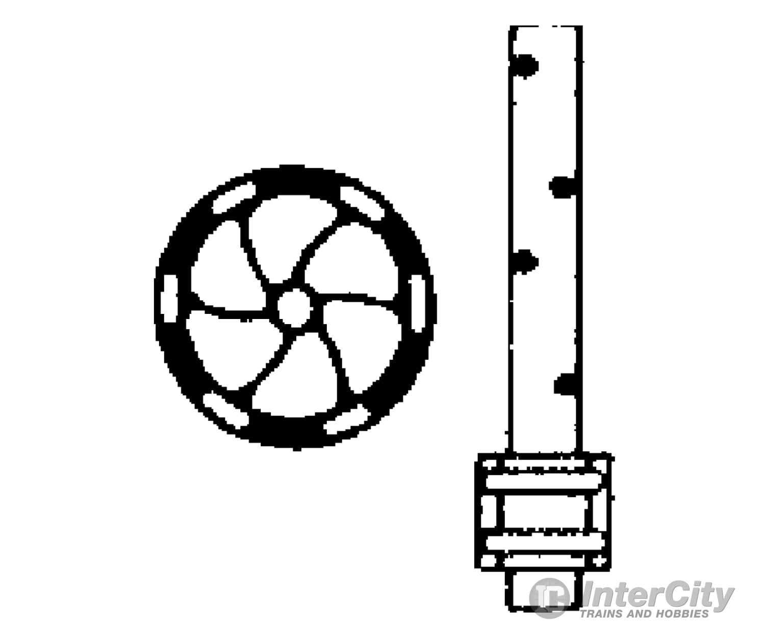 Grandt Line Products 3008 Hardware Set -- Southern Pacific Low-Wall Gondola Detaling Parts