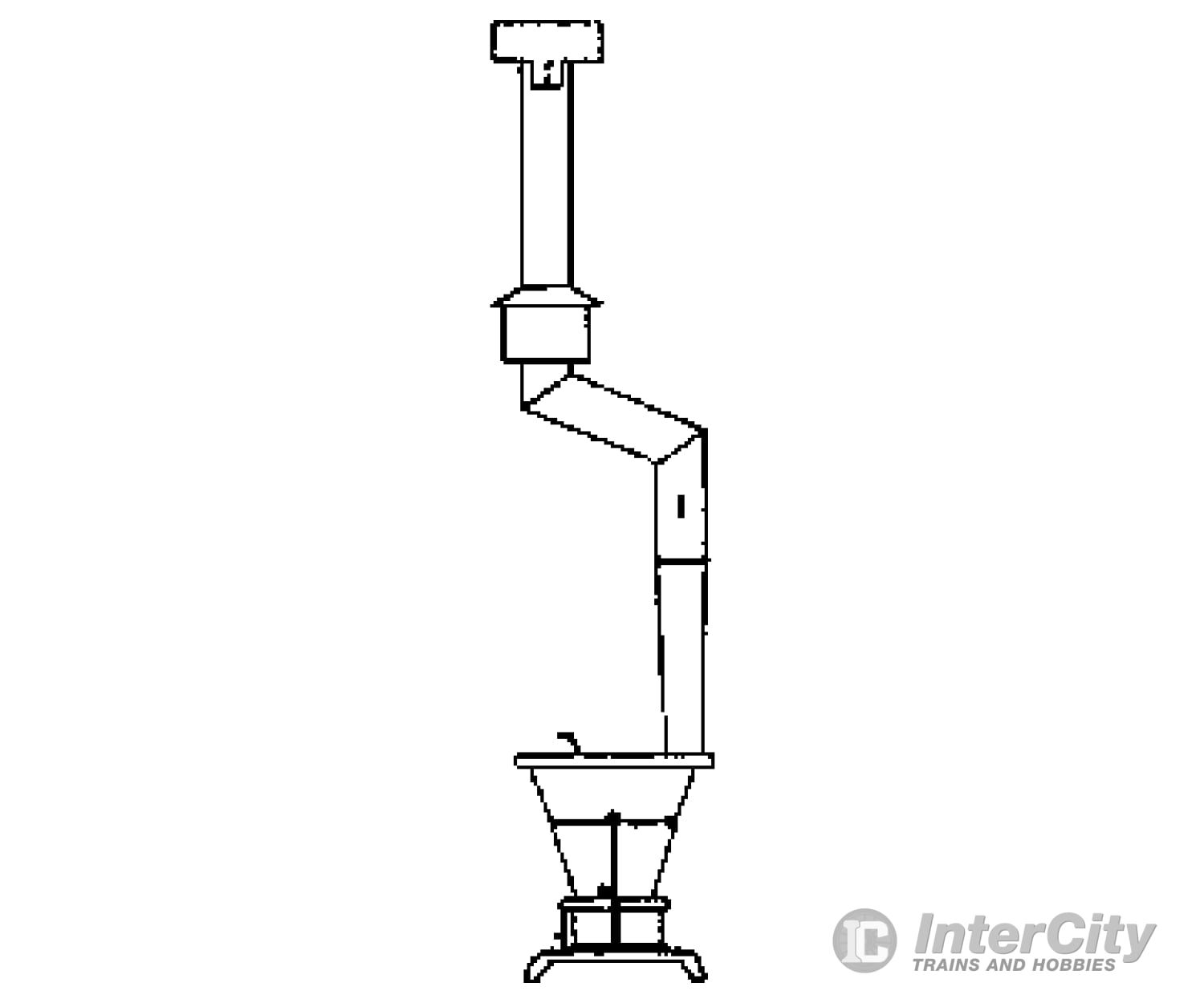 Grandt Line Products 3009 Caboose Stove W/Stack -- Rio Grande Detaling Parts