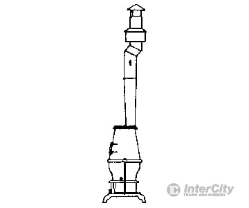 Grandt Line Products 3010 Passenger Car Stove/Stack -- Rio Grande Detaling Parts