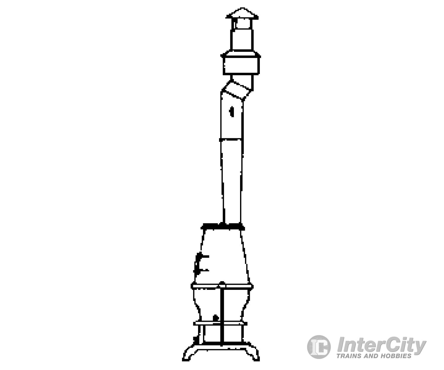 Grandt Line Products 3010 Passenger Car Stove/Stack -- Rio Grande Detaling Parts