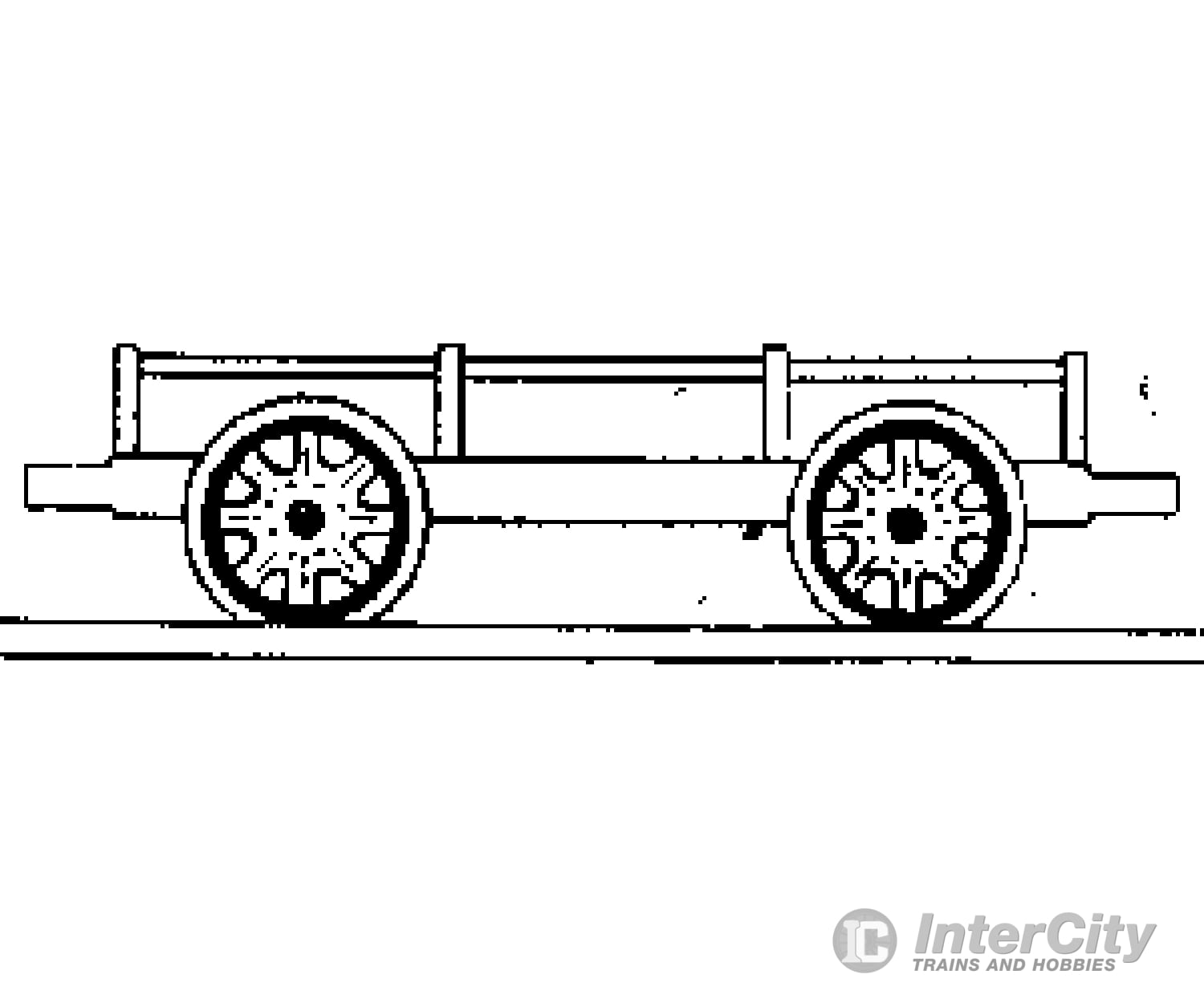 Grandt Line Products 3012 Fairmont 36 Gauge Pushcar Kit -- Rio Grande Freight Cars