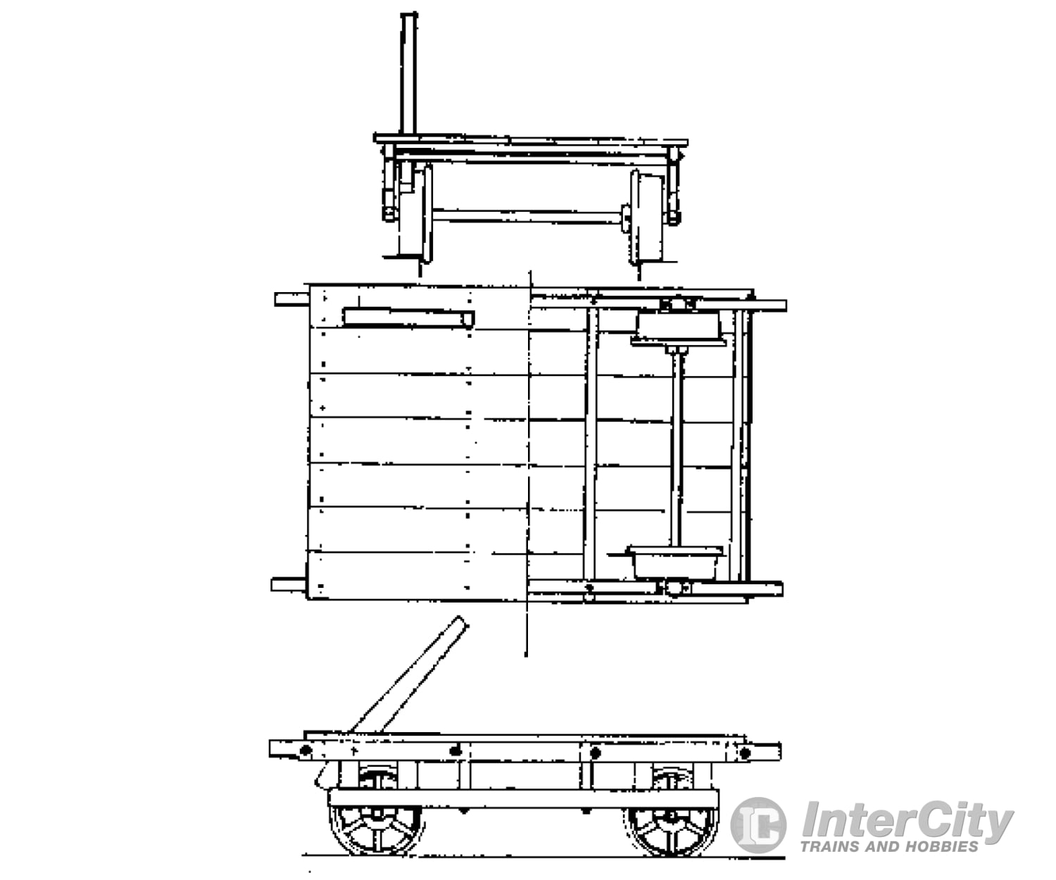 Grandt Line Products 3015 Pushcar Kit -- Denver South Park & Pacific Scenic Details