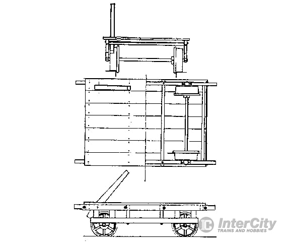 Grandt Line Products 3015 Pushcar Kit -- Denver South Park & Pacific Scenic Details