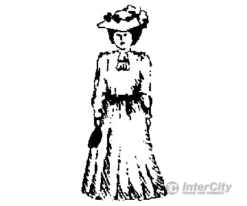 Grandt Line Products 3034 Cast Metal Figure -- Victorian Lady Figures