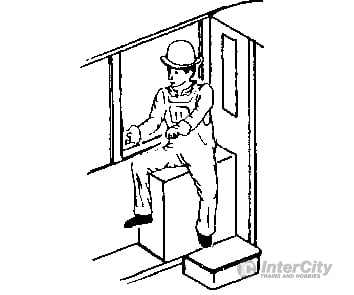 Grandt Line Products 3040 Cast Metal Figure -- Engineer For Porter Kits And Some Other Locomotives