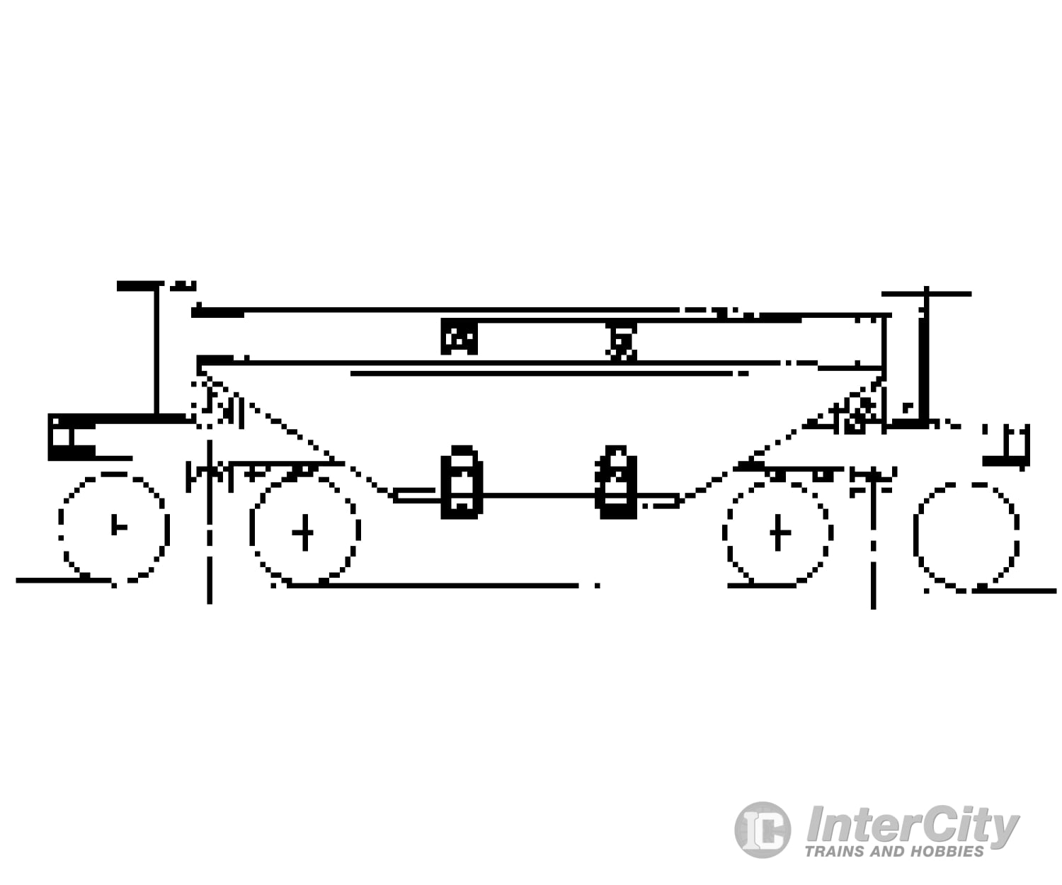 Grandt Line Products 3050 Ore Car Large Gilpin Less Trucks -- On2 Freight Cars