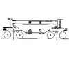 Grandt Line Products 3050 Ore Car Large Gilpin Less Trucks -- On2 Freight Cars