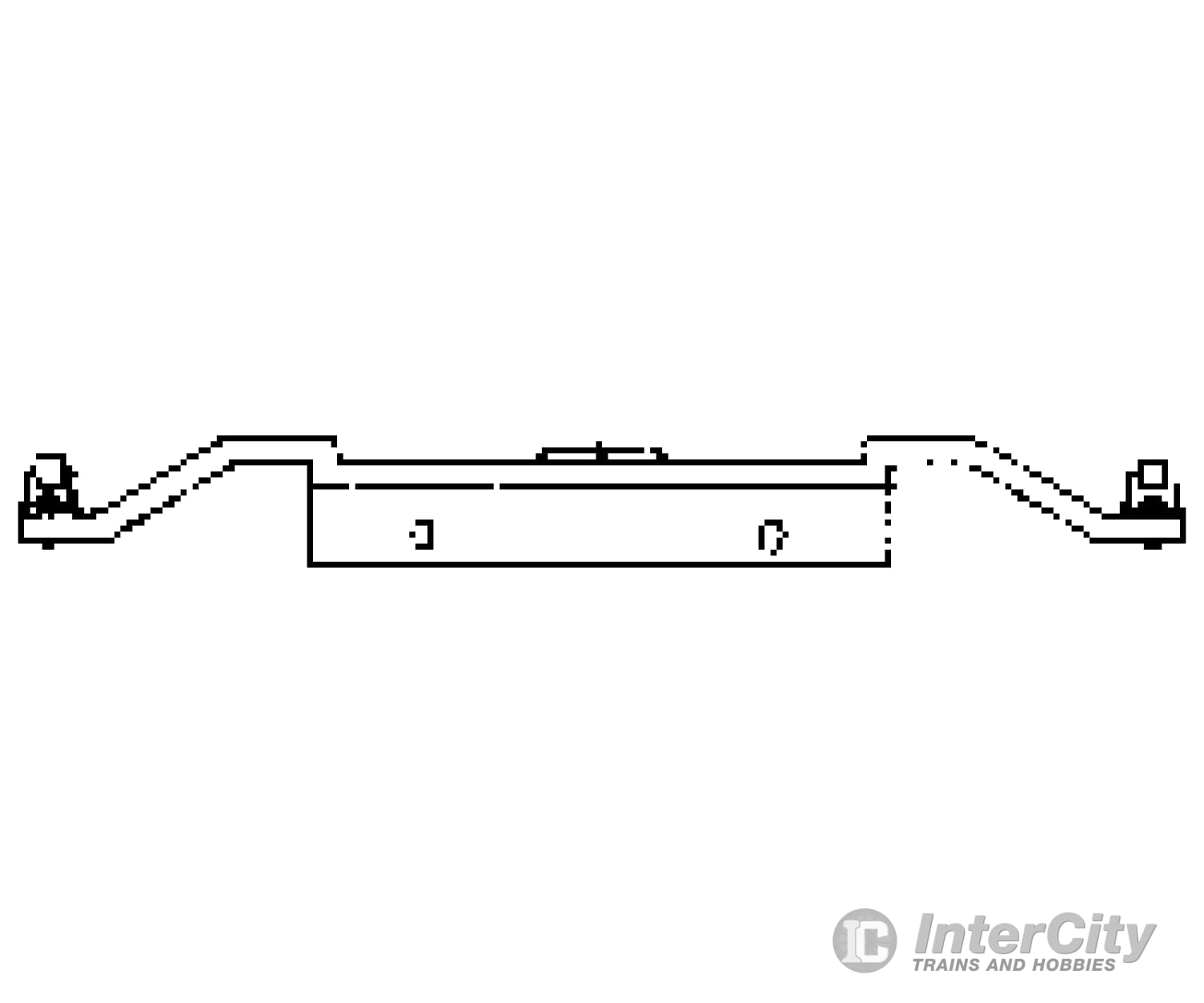 Grandt Line Products 3055 Pasenger Car Trucks -- Rio Grande - With Composite Wood & Steel Outside