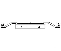 Grandt Line Products 3055 Pasenger Car Trucks -- Rio Grande - With Composite Wood & Steel Outside