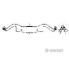 Grandt Line Products 3056 Passenger Car Trucks - 1 Pair -- With Cast Steel Bearing Bolster Couplers
