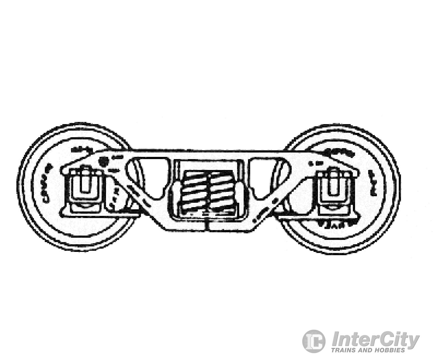 Grandt Line Products 3073 Andrews Trucks -- 56 Wb Brown Delrin Couplers &