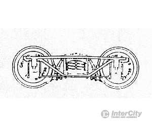 Grandt Line Products 3077 Archbar - Drgw Style -- 56 Wheelbase Couplers & Trucks