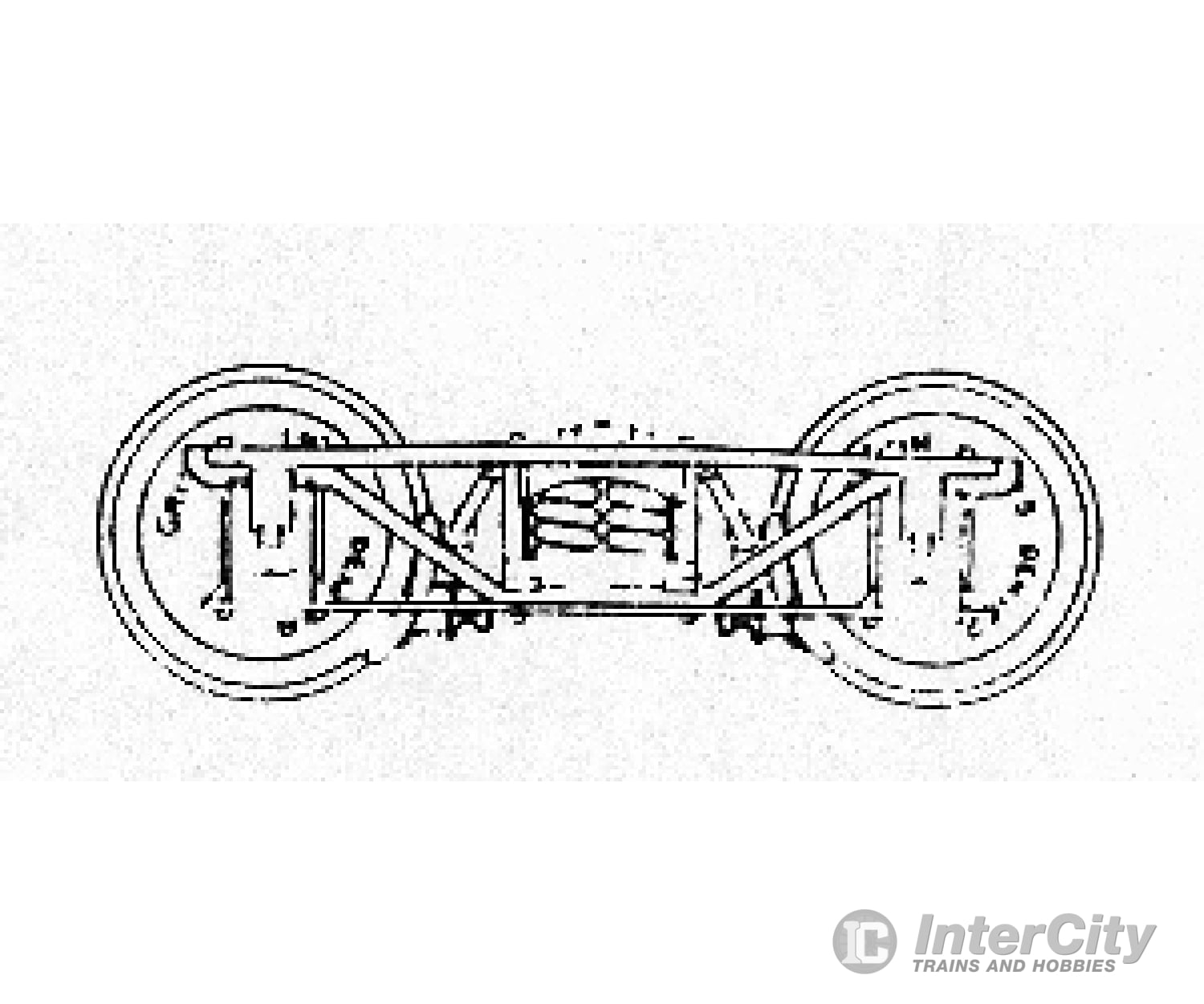 Grandt Line Products 3077 Archbar - Drgw Style -- 56 Wheelbase Couplers & Trucks