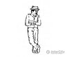 Grandt Line Products 3088 Cast Metal Figure -- Leaning Man Figures