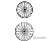 Grandt Line Products 32 Popcorn Wagon Wheels Set Detaling Parts