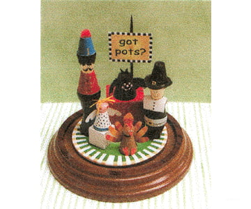 Grandt Line Products 3310 Flower Pot Heads W/Dome Pkg(5) Detaling Parts