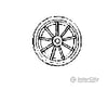 Grandt Line Products 34 Cast Iron Railcar Wheels -- 18 9-Spoke Couplers & Trucks