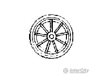 Grandt Line Products 34 Cast Iron Railcar Wheels -- 18 9-Spoke Couplers & Trucks