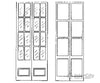 Grandt Line Products 3502 Front Door/Shutters -- Wells Fargo Scratch Building Supplies