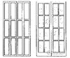 Grandt Line Products 3503 Balcony Doors/Shutters -- Wells Fargo Scratch Building Supplies