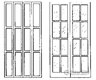 Grandt Line Products 3503 Balcony Doors/Shutters -- Wells Fargo Scratch Building Supplies