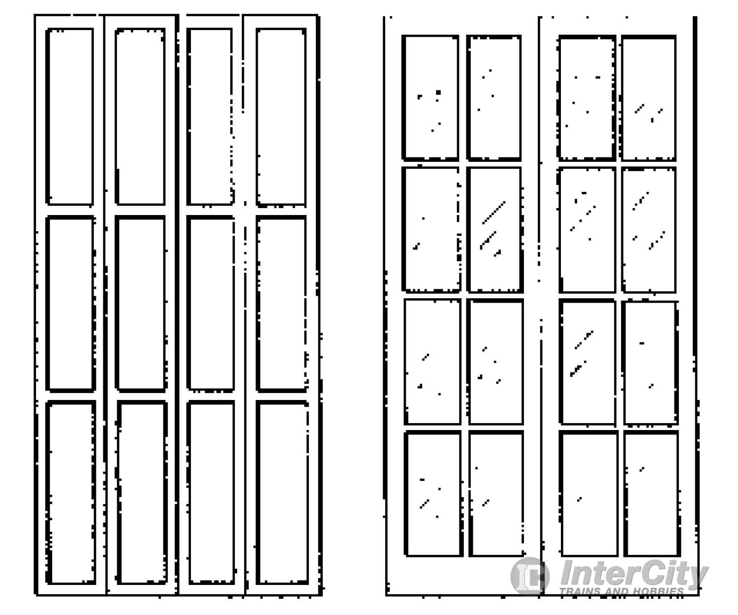 Grandt Line Products 3503 Balcony Doors/Shutters -- Wells Fargo Scratch Building Supplies